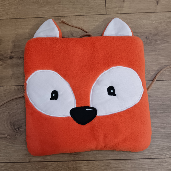 Bundás pajtás állatkás fejvédő párna-RÓKA